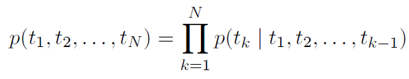 Forward LM probability modelling